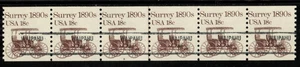 Scott 1907 18¢ Surrey 1890s HI Precancel P#8 Envío gratuito en EE. UU. - Imagen 1 de 1