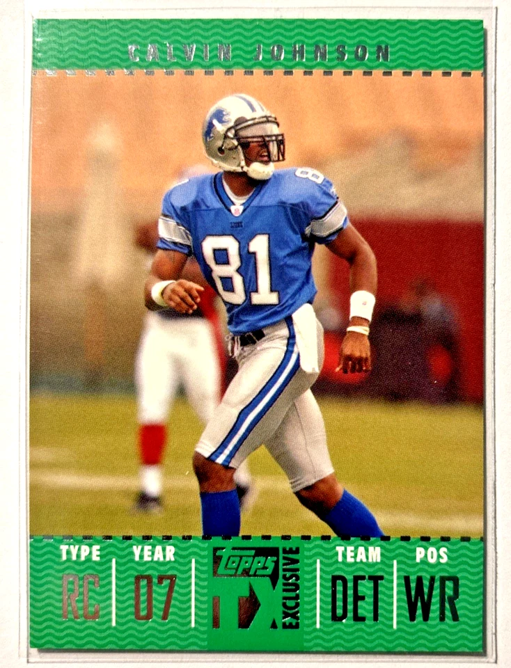 Calvin Johnson 2007 Topps TX Exclusive #103 Bronze Ser #/399 - Image 1 of 2