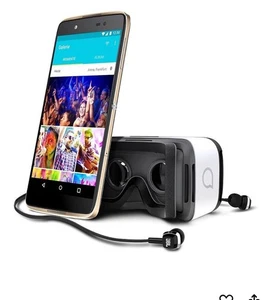 Alcatel Idol 4 Gold 16GB VR Edition Sealed Box JBL Headphones New Smartphone - Picture 1 of 1