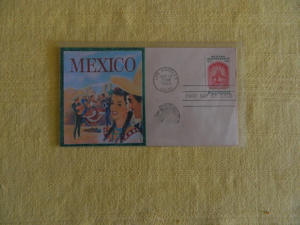 1 FDC 4cent Mexican Independence (Sc.#1157)    UA     Wow! - Image 1 of 1