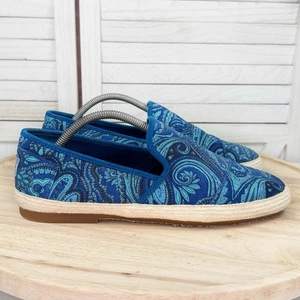 Tom’s Freetown Sabados Paisley Wildleder Espadrille Slipper Halbschuh Blau Herren 10 - Bild 1 von 10