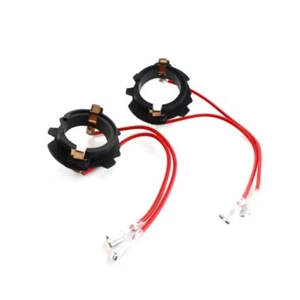 2Pcs H7 LED Headlight Bulb Base Holder Headlamp Socket Adapter for Golf 5 MK5 - Bild 1 von 8