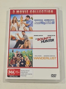 Just Go With It / The Bounty Hunter / Wanderlust - DVD - Region 4 - FAST POST - Picture 1 of 1