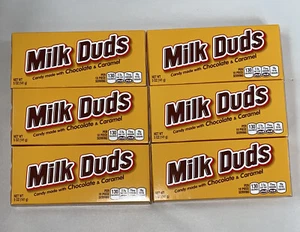 6x Packs Hershey's Milk Duds Milk Chocolate & Caramel Flavor Theater Candy 5oz - Picture 1 of 1