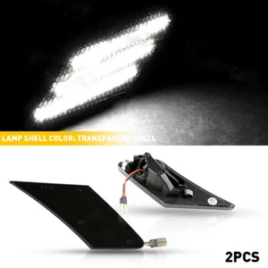For 2013-2020 BRZ Subaru Scion FR-S Smoke Lens LED Side Marker Bumper Light Lamp - Picture 1 of 13