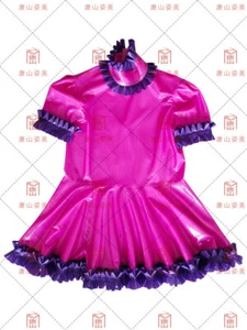 Maid Latex Dress latex Maid Servant Uniform Dress customized 0.4mm - Picture 1 of 4