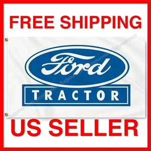 Ford Tractor 3X5 ft USA Banner Truck Quality Farm Garage Wall Sign FREE Shipping - Picture 1 of 15
