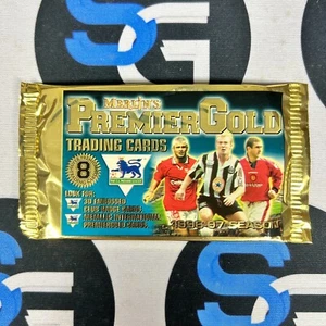 1996-97 Merlin's Premier Gold Soccer 1 Single Pack David Beckham Rookie - Picture 1 of 5