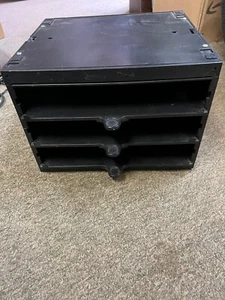 Midwest Fastener 3 Schubladen Organizer Aufbewahrung schwarz Kunststoff - Bild 1 von 3