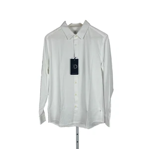 7Diamonds Men’s Girona Button-Up Long Sleeve Dress Shirt, White, Sz M, MSRP $99 - Picture 1 of 8