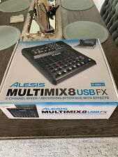 Alesis 8-Channel Mixer/Recording Interface with Effects MULTIMIX8 USB FX Audio