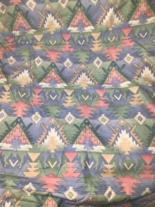 VTG KINGSWAY CHEROKEE FABRIC  7+ yards southwestern 100% COTTON - Picture 1 of 4