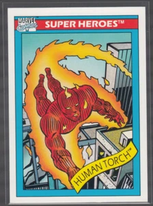 1990 Impel Marvel Universe #33 HUMAN TORCH - Super Heroes - Comics - Mint - Picture 1 of 2