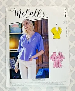 McCall's Misses Sierra Top Blouse Pattern R10626 Sizes XS-XLNEW UNCUT Orig. $19+ - Imagen 1 de 2