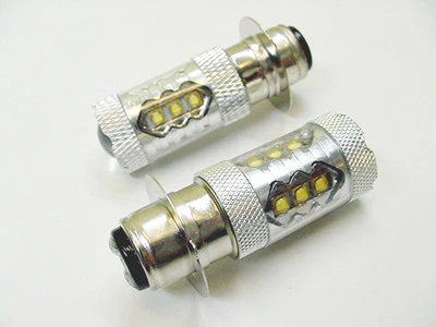 Fits Honda Rancher TRX400 ATV Super White 80W LED Headlight Bulbs 2005 2006 2007 - Image 1 of 4