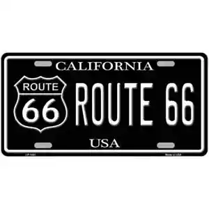 Route 66 Black Shield California Metal Sign - Picture 1 of 1