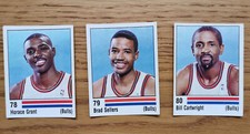 1989 H Grant, B Sellers, B Cartwright Sandwich Stickers # 78.79, 80