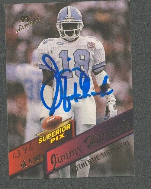 1995 Superior Pix / Jimmy Hitchcock # 86 Rookie Auto 1346 of 4000 NORTH CAROLINA - Image 1 of 1