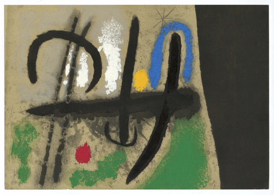 Joan Miro 1965 pochoir 899107 - image 1 of 1