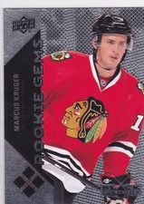 2011 11-12 Black Diamond #245 Marcus Kruger RC quad-diamond rookie gems
