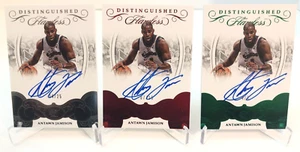 2017-18 Flawless Distinguished Autographs Silver, Ruby, + Emerald Antawn Jamison - Picture 1 of 7