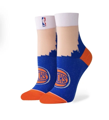 STANCE New York Knicks Women’s Monofilament Anklet Socks NBA 1 Size Blue Orange Cover
