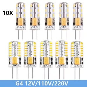 10X G4 LED Bulbs Capsule Replace Halogen Bulb Light Corn Bulb Lamp 12V/110V/220V - Picture 1 of 12