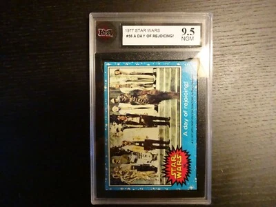 1977 STAR WARS Ser. 1 #56 A Day Of Rejoicing! KSA 9.5 (PSA 10/APR $1,300) GEM 💎 - Image 1 of 3