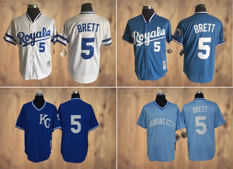 Kansas City Royals - #5 George Brett Cool Base Men's Stitched Jersey Cover