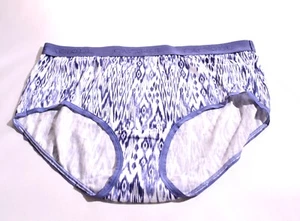Cacique blue tie dye cotton full brief Panty plus size 14/16 - Picture 1 of 3