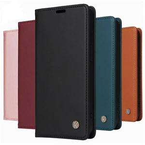 Coque portefeuille en cuir magnétique pour iPhone 16 15 14 13 Antichoc & Support - Photo 1 sur 15