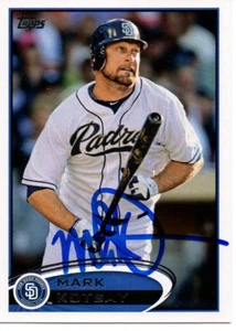 Mark Kotsay San Diego Padres 2012 Topps Update Signed Card - Picture 1 of 1