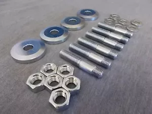 MGB/BMC 'B' Series H/T ZINC Plated Exhaust/Inlet Manifold Full STUD Kit (6) - Picture 1 of 10