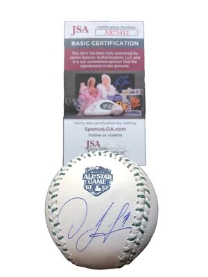 Бейсбольный мяч с автографом Орландо Арсии из Atlanta Braves 2023 MLB All Star сертификат подлинности JSA ATL - Изображение 1 из 4