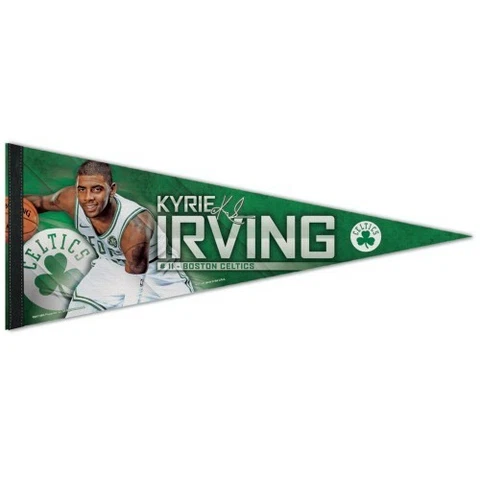 KYRIE IRVING BOSTON CELTICS PREMIUM QUALITY PENNANT 12"X30" BANNER Cover