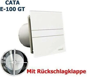 Ventilador Ventilador CATA E-100 GT con válvula de retención!!! Temporizador cristal de retroceso - Imagen 1 de 5