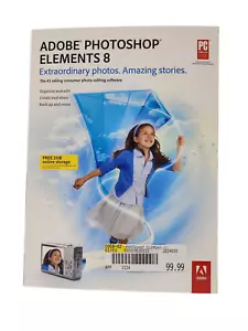 Photoshop Elements 8 for Windows - New Sealed - Photo Editing Software - Picture 1 of 4