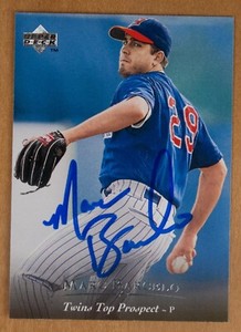 AUTOGRAPHED - Marc Barcelo Upper Deck #51 Minnesota Twins 1994 Top Prospect