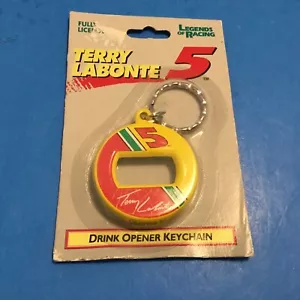 Terry Labonte Yellow Keychain Legends Of Racing - Picture 1 of 2