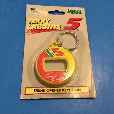 Terry Labonte Yellow Keychain Legends Of Racing  - Image 1 of 2