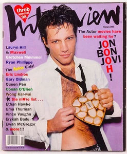 JON BON JOVI EWAN MCGREGOR SPICE GIRLS GRETCHEN MOL Interview magazine Feb 1998 - Picture 1 of 1