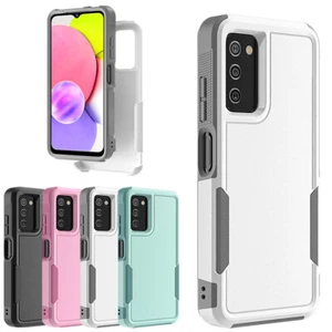 For Samsung Galaxy A03S Hybrid Phone Case Shockproof Heavy Duty Armor Hard Cover - Zdjęcie 1 z 16