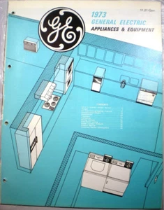 Vtg GENERAL ELECTRIC GE Appliances Catalog RETRO Ranges Refrigerator Freezer '73 - Picture 1 of 6
