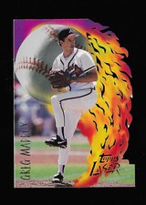 1996 Topps Laser Greg Maddux #121 VG