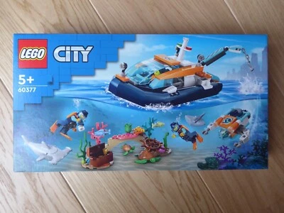 LEGO City Explorer Diving Boat with Turtles 60377 - BNISB NEW Factory Sealed Box - Image 1 of 4