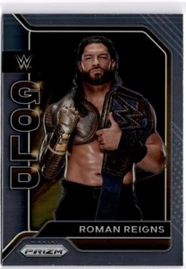 Roman Reigns 2022 Panini Prizm WWE Gold #13 WWE Smackdown - Picture 1 of 2