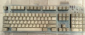 Set of used Vintage DESKO keyboard Cherry doubleshot keycaps (KB2) QWERTY ANSI - Bild 1 von 11