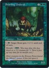 4X Snarling Undorak - Foil New MTG Onslaught Magic