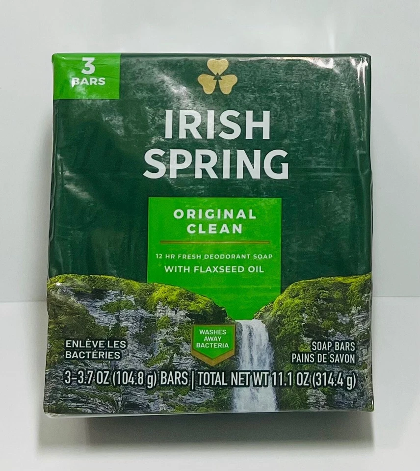 Irish Spring Original Clean Bar Soap ✅3 Pack - Image 1 of 1