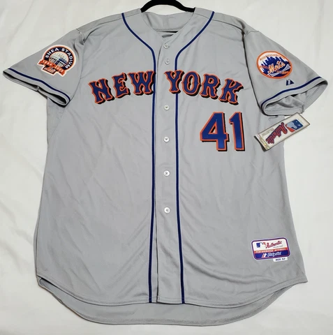 AUTHENTIC MAJESTIC 52 2XL TOM SEAVER NEW YORK METS COOL BASE USA 6300 Jersey Cover